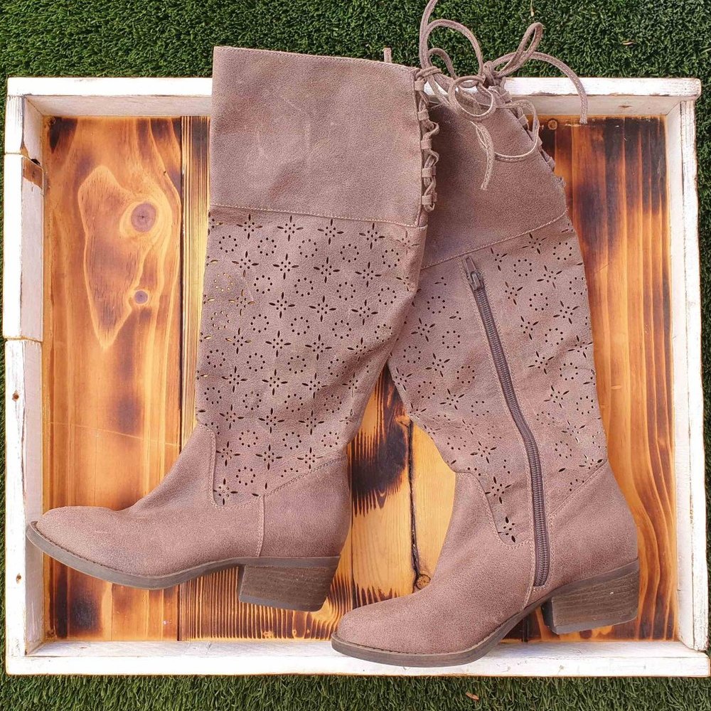 Not Rated  / Tall boots / Hermosa- Taupe #6